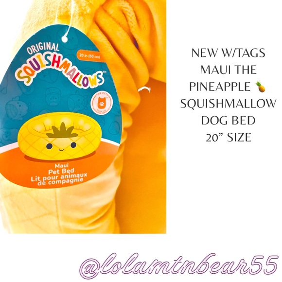 NWT MAUI THE SQUISHMALLOW DOG BED 20” SIZE, AMAZING COMFORT FOR YOUR FUR… - Picture 4 of 9